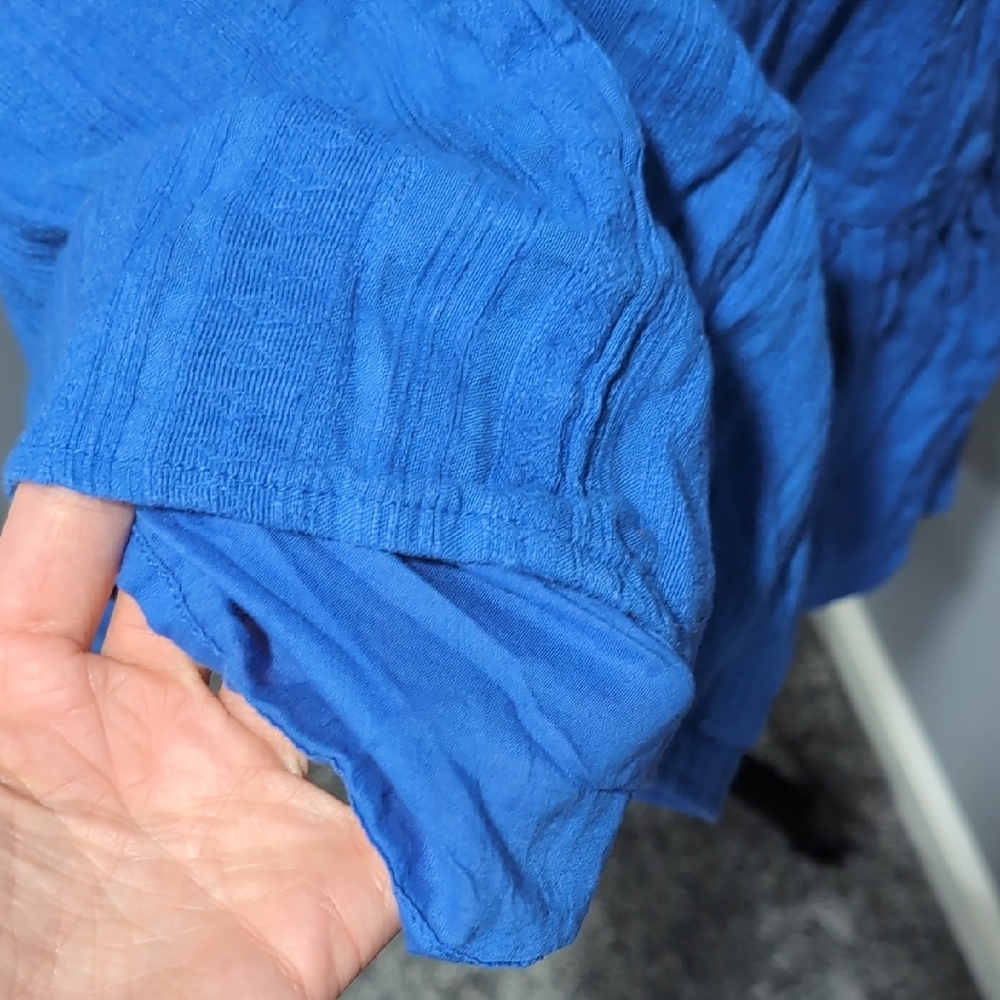 Blue Sleeveless Halter Dress - Picture 3 of 5